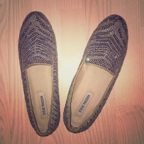 Steve Madden Bedazzled Loafers - Picture 1 of 1